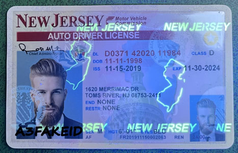 New Jersey customized id