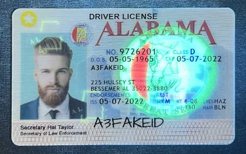 Alabama Fake ID,A3fakeid Is The Leading Online Supplier