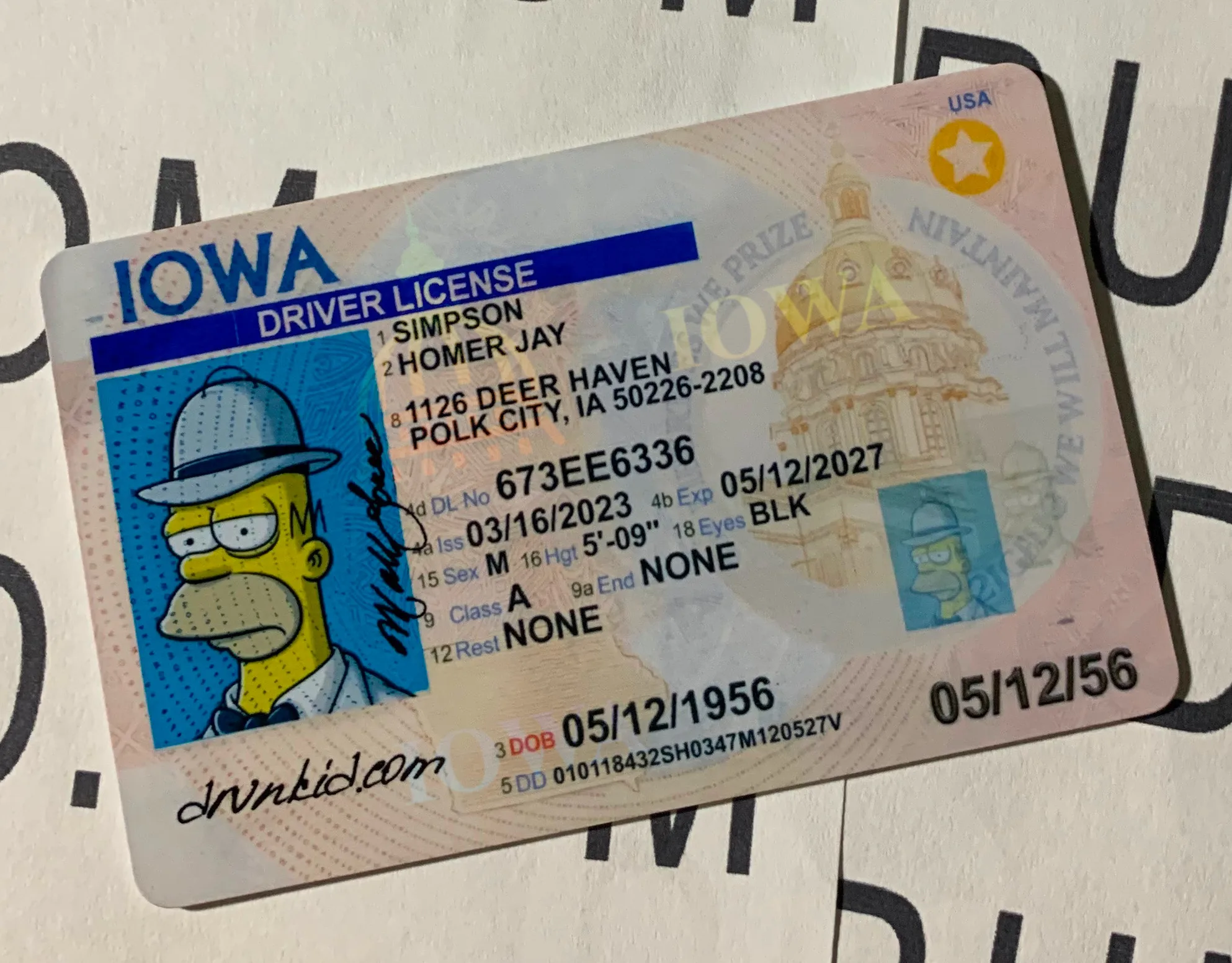 Iowa Fake ID - A3FakeID- Fake ID Online